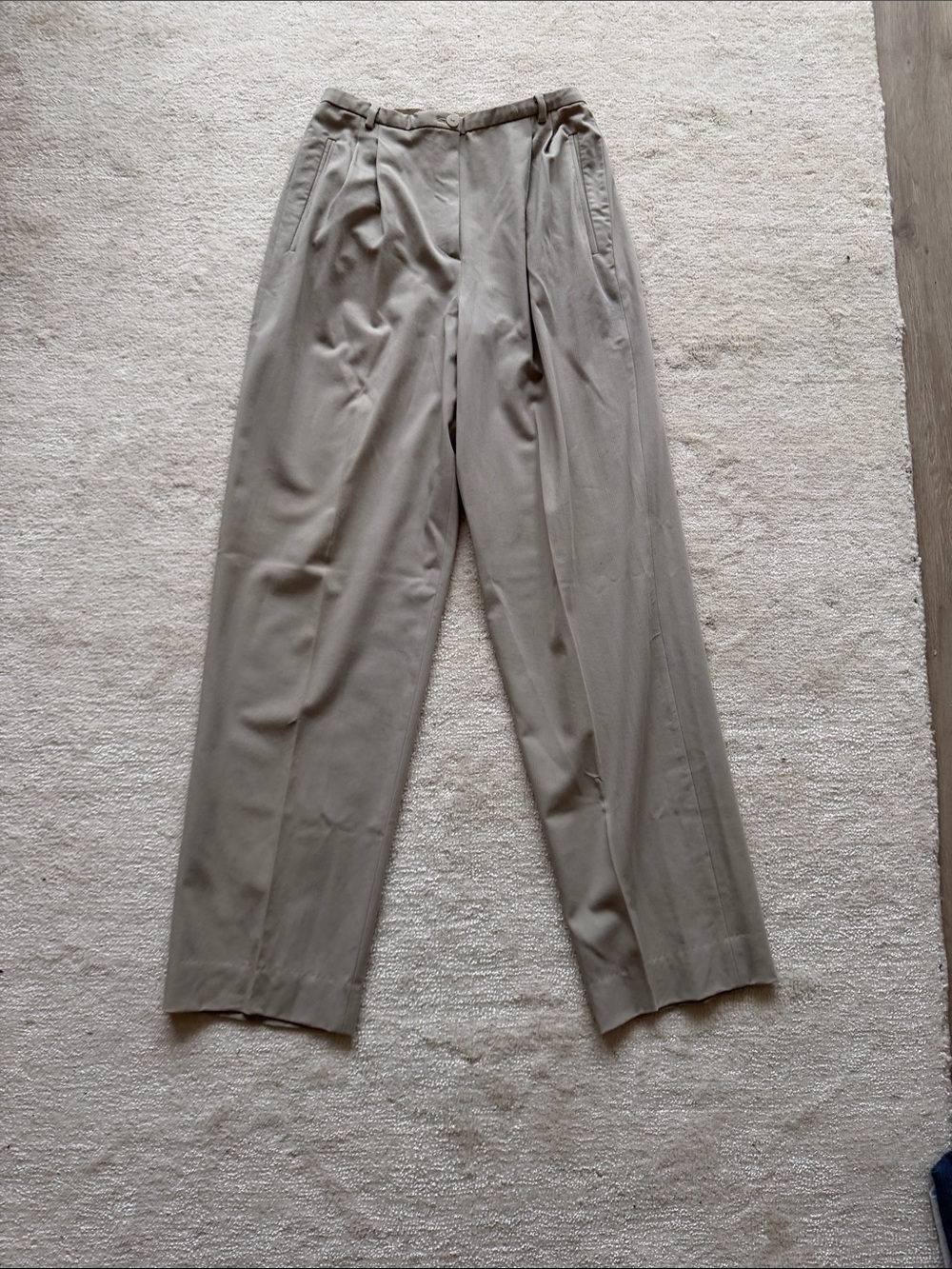 Giorgio Armani virgin wool wide leg pants